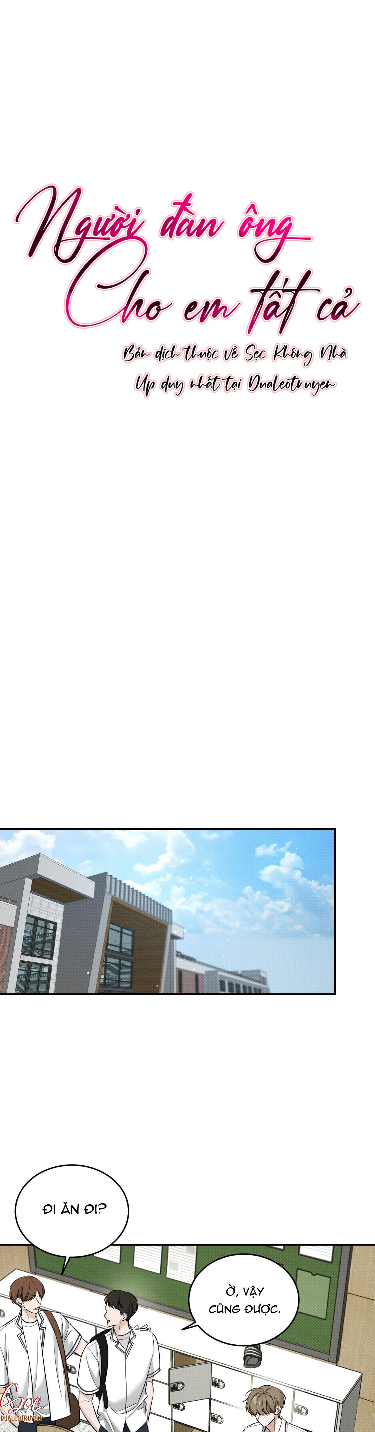 Đọc truyện NGƯỜI ĐÀN ÔNG CHO EM TẤT CẢ - Chapter 15
