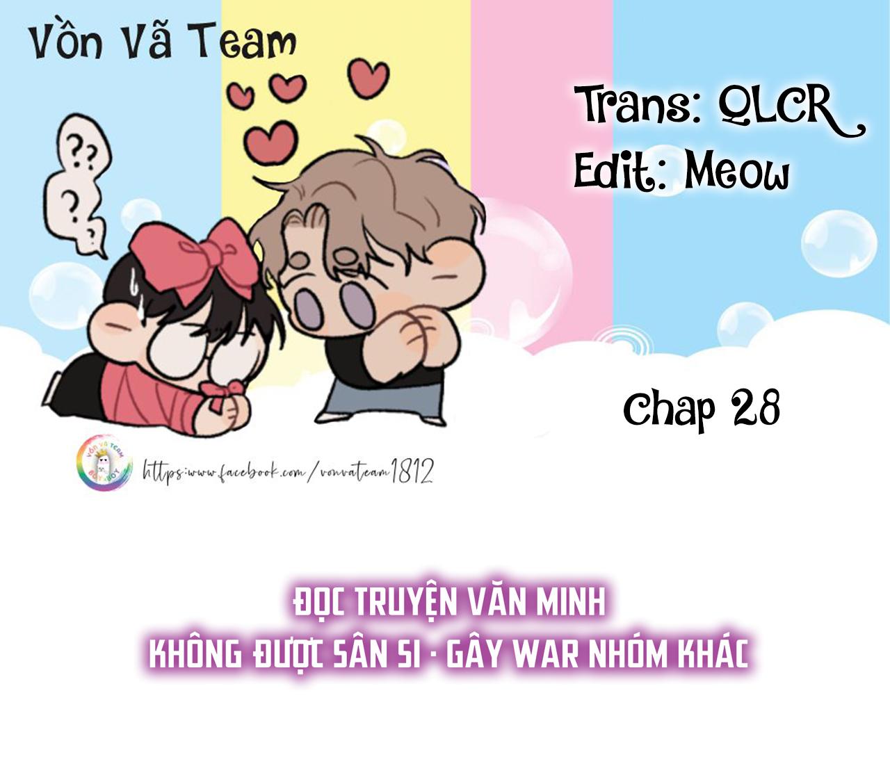 Đọc truyện (END) Đàn Anh Sói Ca Cùng Phòng Của Tôi - Chapter 28