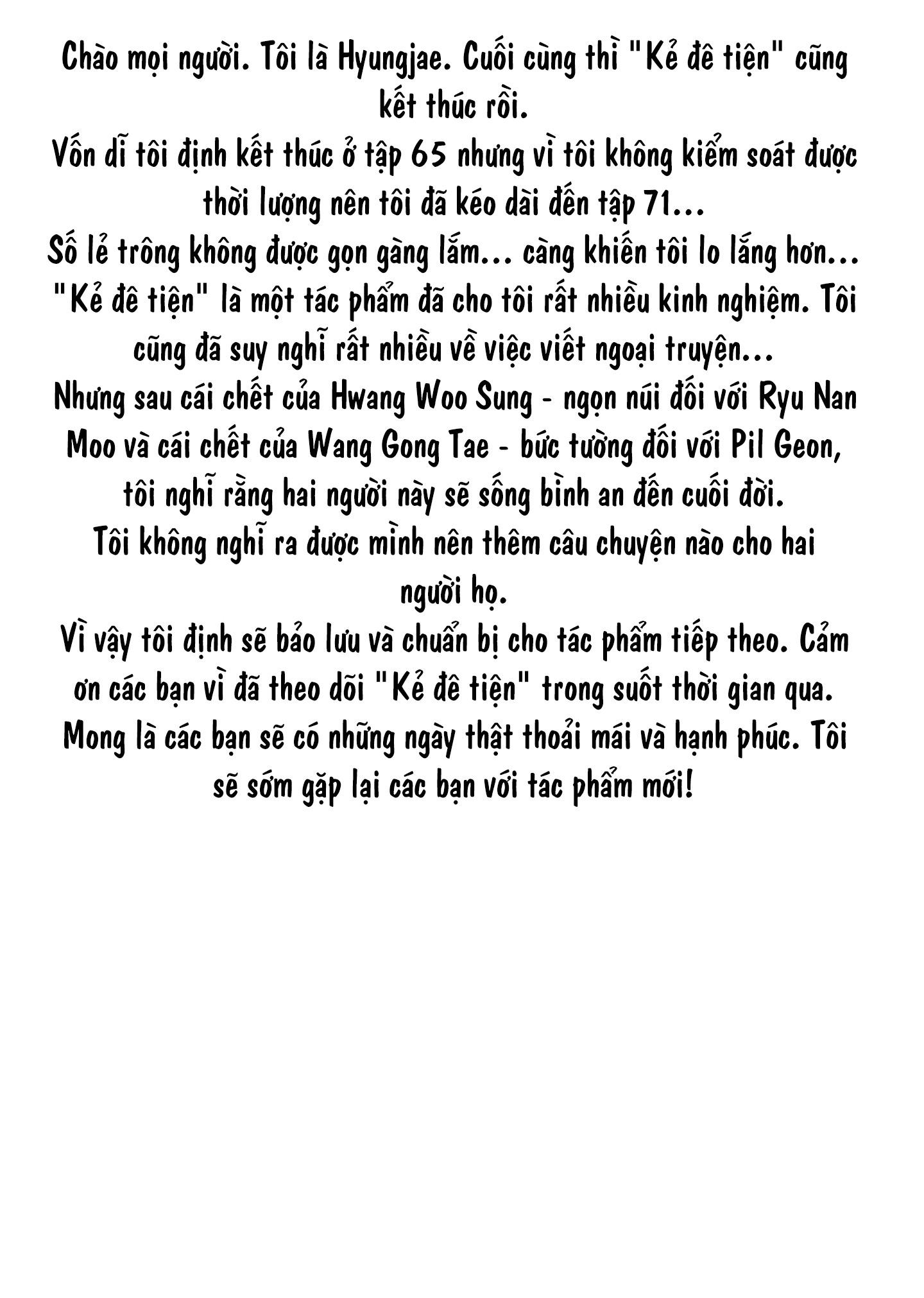 Đọc truyện (END) KẺ ĐÊ TIỆN - Chapter 71