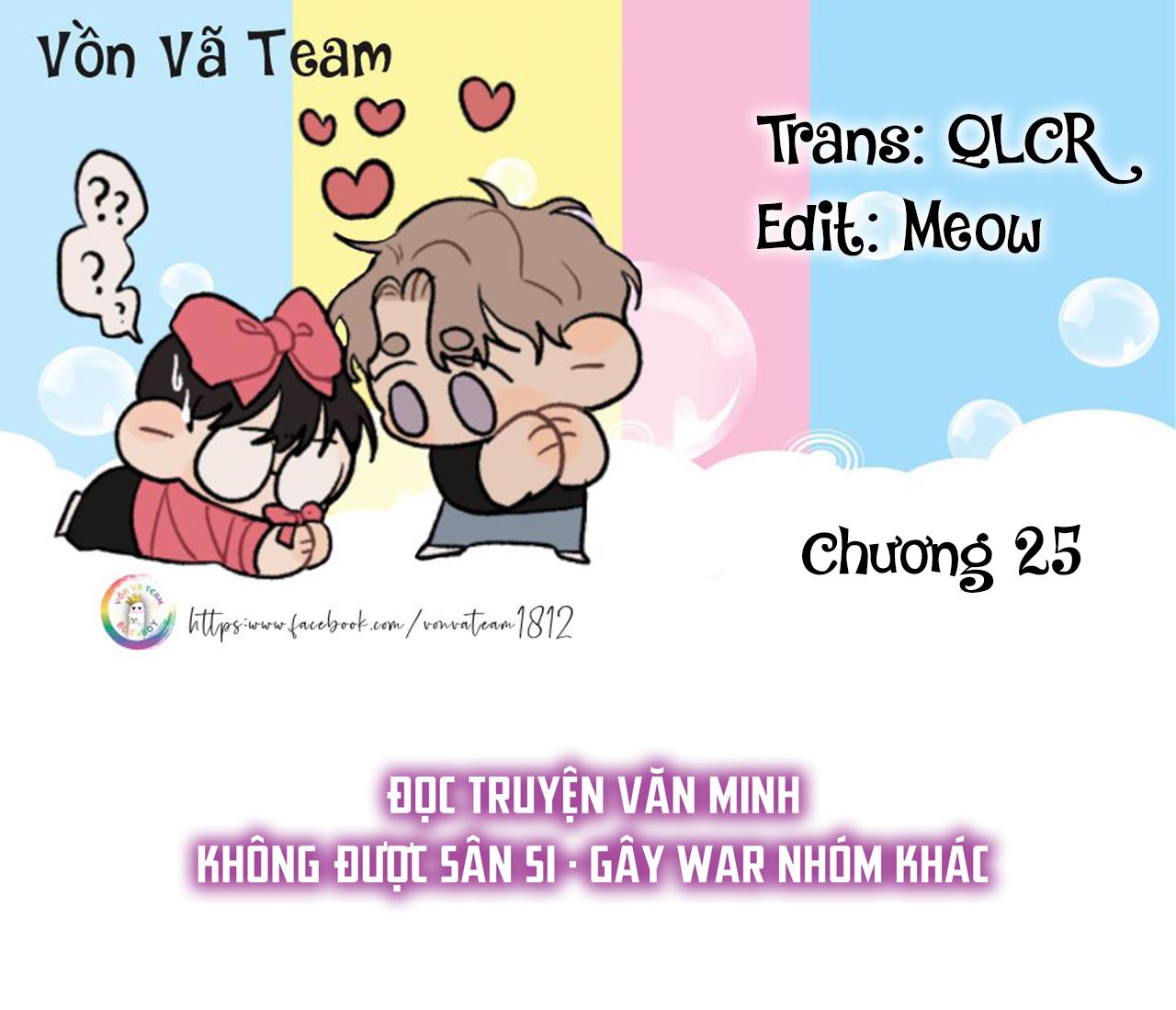 Đọc truyện (END) Đàn Anh Sói Ca Cùng Phòng Của Tôi - Chapter 25